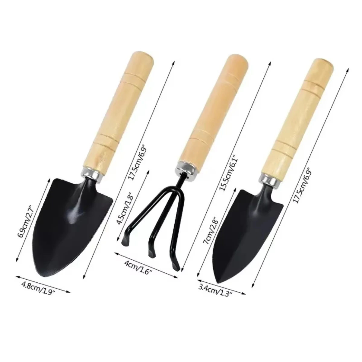 3Pcs/Set Mini Garden Tool Set  - đánh giá và giá Indoor Herb Garden
