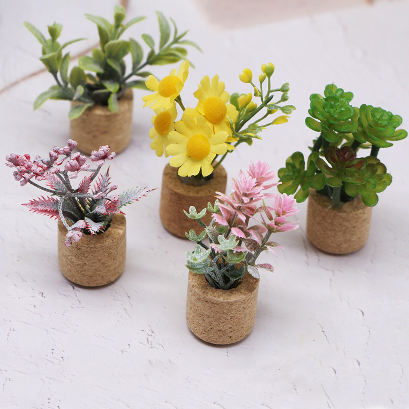1:12 Dollhouse Simulation Flow - đánh giá và giá Plant Pot
