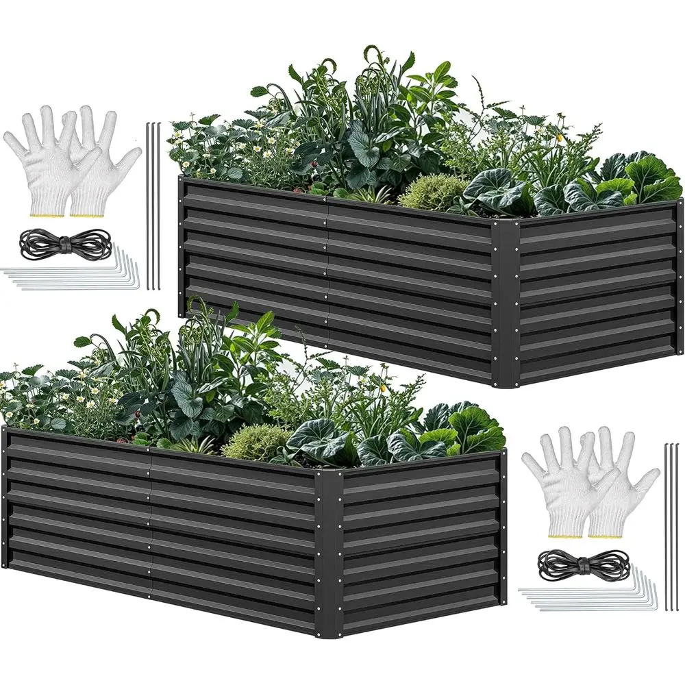 6x3x2ft Large Galvanized Metal - đánh giá và giá Garden Gloves