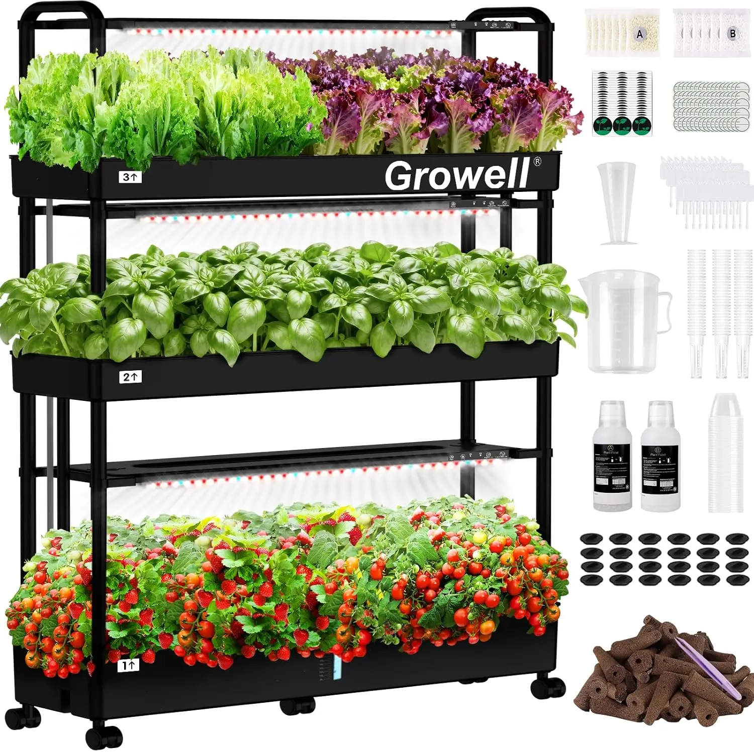 Large Hydroponics Growing Syst - đánh giá và giá Hydroponic Kit