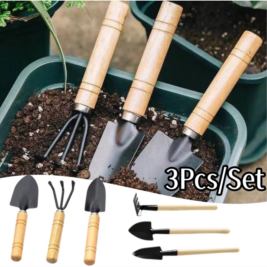 3Pcs/Set Mini Gardening Tools  - đánh giá và giá Trowel Garden Tools