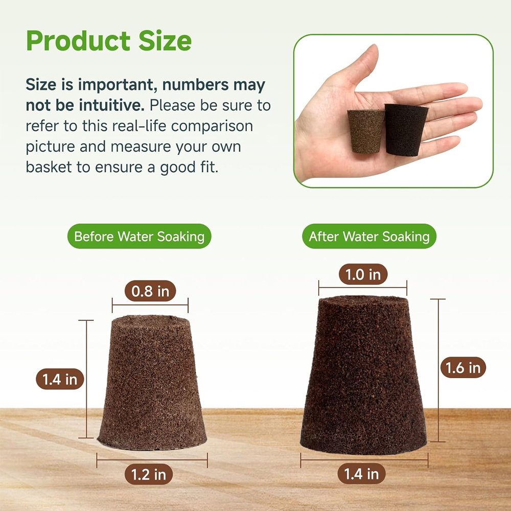20 Hydroponic Growing Sponges, - đánh giá và giá Indoor Herb Garden